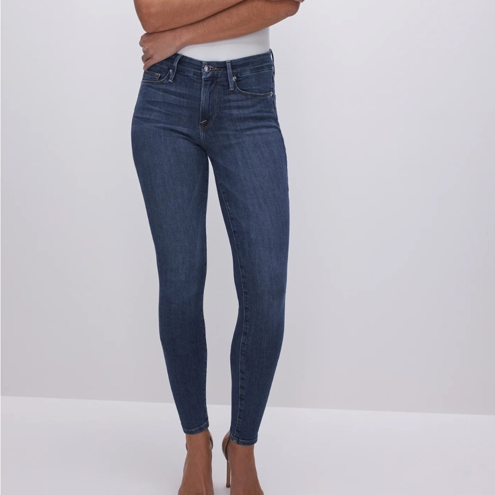 Good American Women's Blue Skinny Jeans